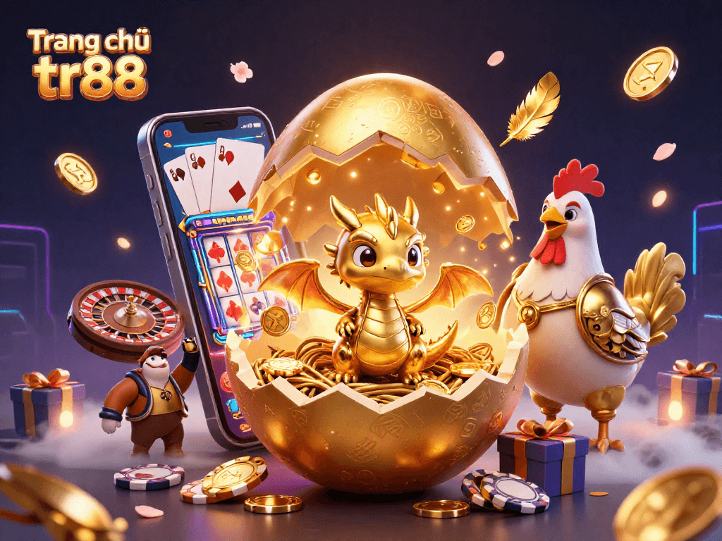 Play thrilling slots at Trang chủ tr88 with vibrant animations and rich casino elements.