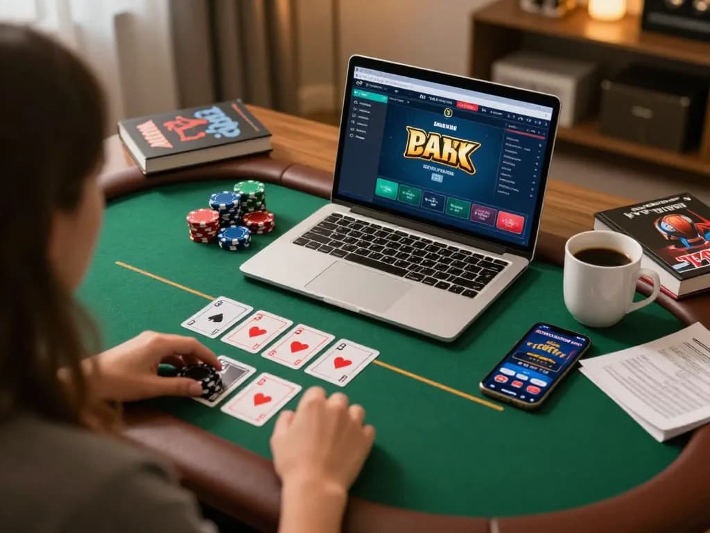 Engaging in online poker gaming while browsing links for best strategies in 링크모음.