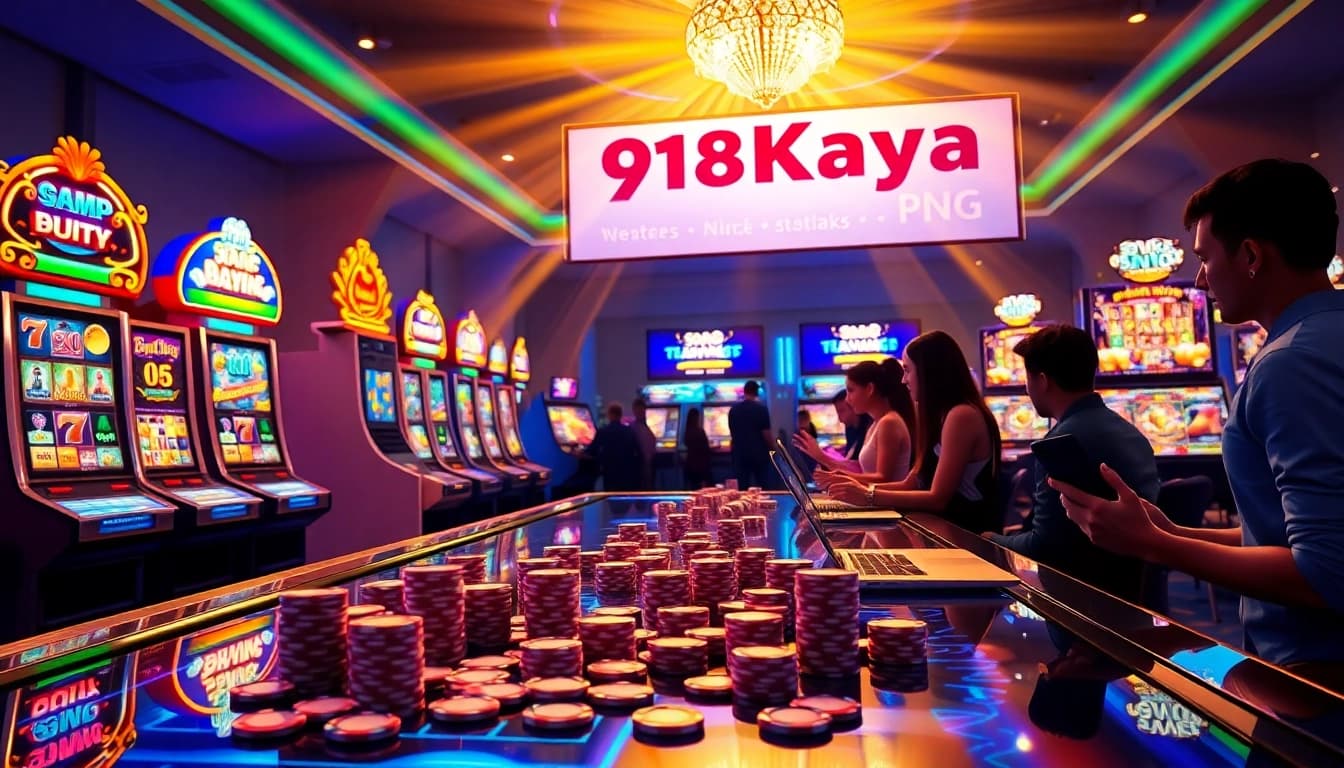 Experience 918Kaya PNG online gaming with vibrant slot machines and engaging gameplay.