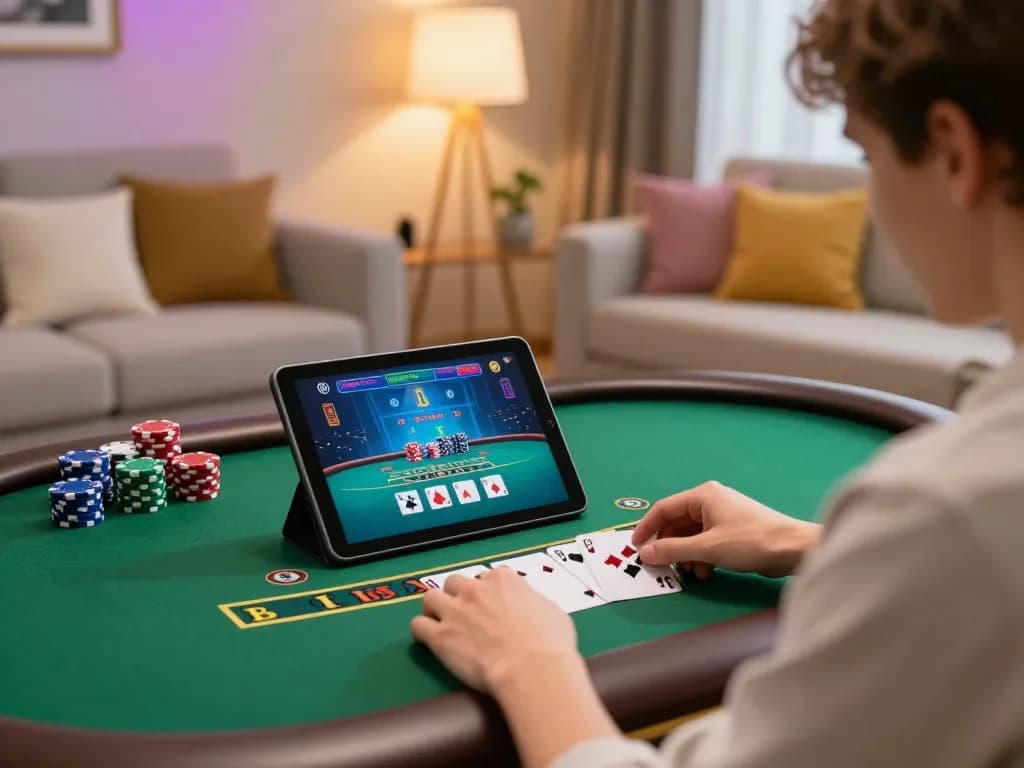Engaged player enjoying immersive live blackjack experience on 789CLUB platform.
