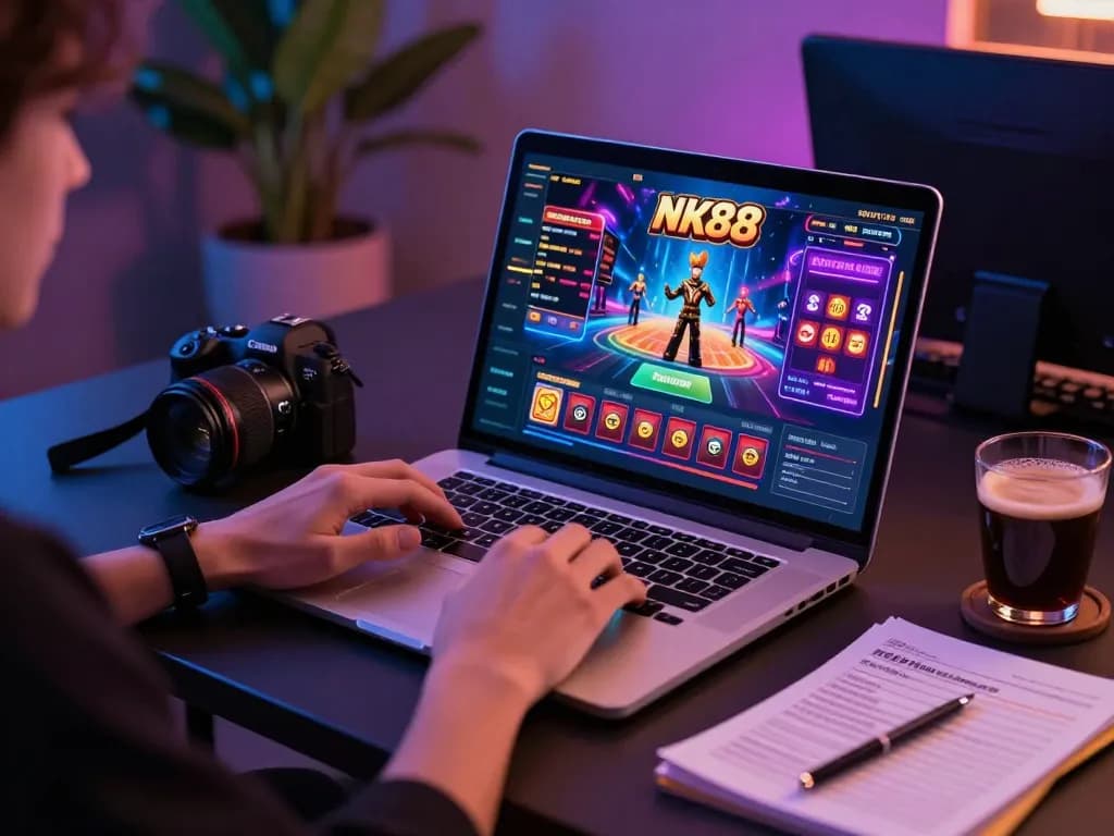 Experience engaging gameplay at nk88 online casino with vibrant graphics and a modern setup