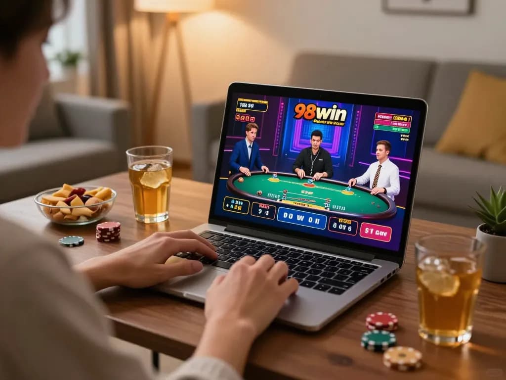 Experience the excitement of online winning at trang chu 98win with live dealer games at home