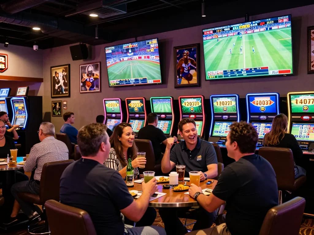 Experience the excitement of sports betting at rr88l1 com with a lively casino atmosphere and engaged patrons.