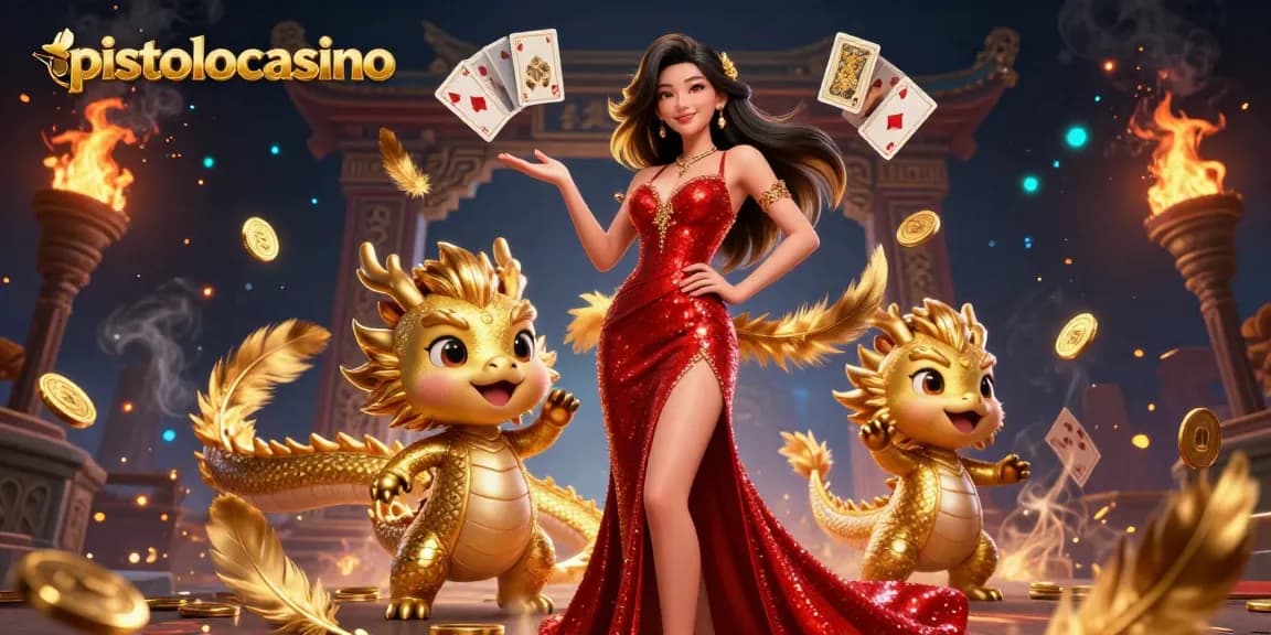 Experience the excitement at pistolocasino with themed gambling illustrations and vibrant characters.