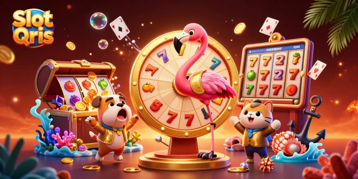 Engage with Slot Qris gaming excitement with vibrant characters and thrilling slot elements!