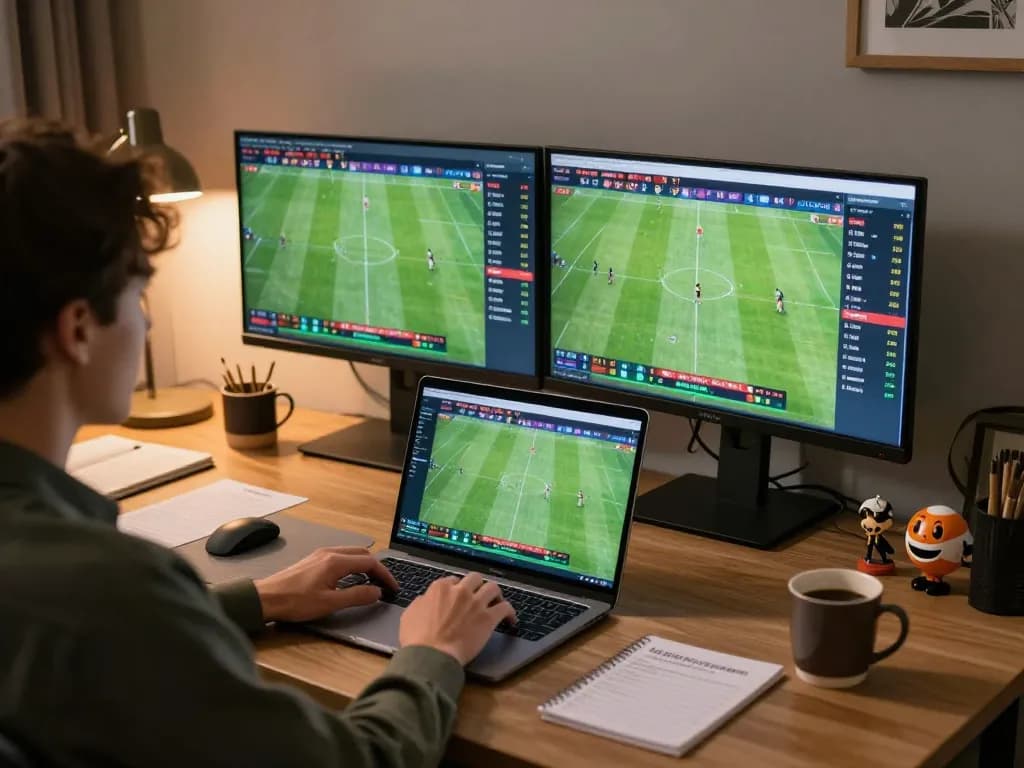 Betting live on 68win with dual screens showing gameplay and odds