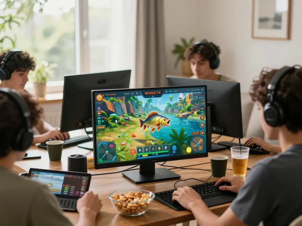 Players enjoying an exciting online gaming session with WIN678, showcasing vibrant graphics and engaging gameplay.