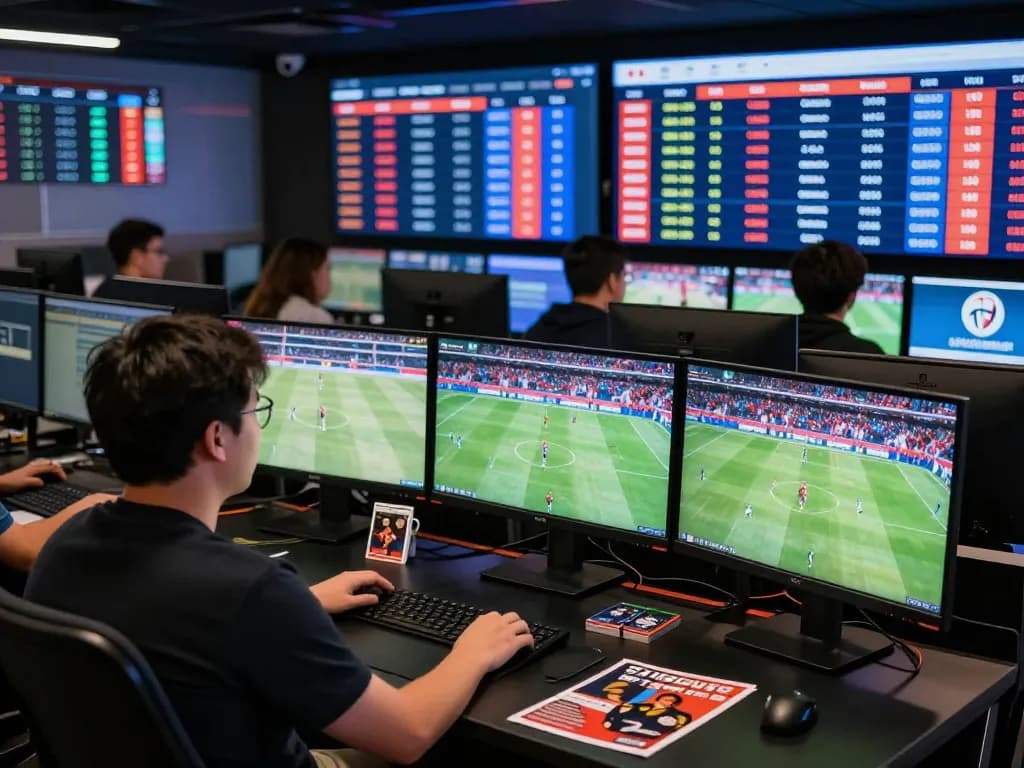 Soi Kèo user engaging in strategic sports betting with multiple live match screens