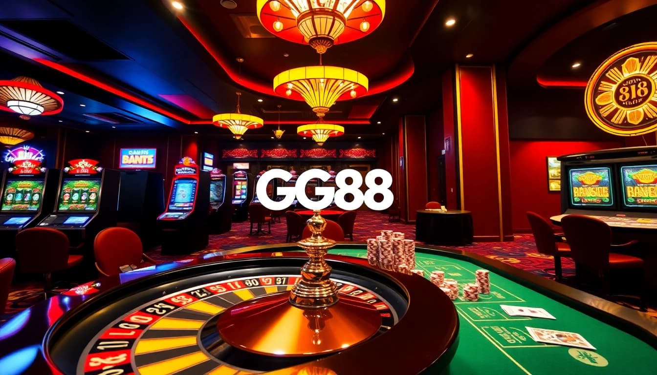Experience the luxury and excitement of online gambling at https://gg88.biz/ with vibrant casino visuals.