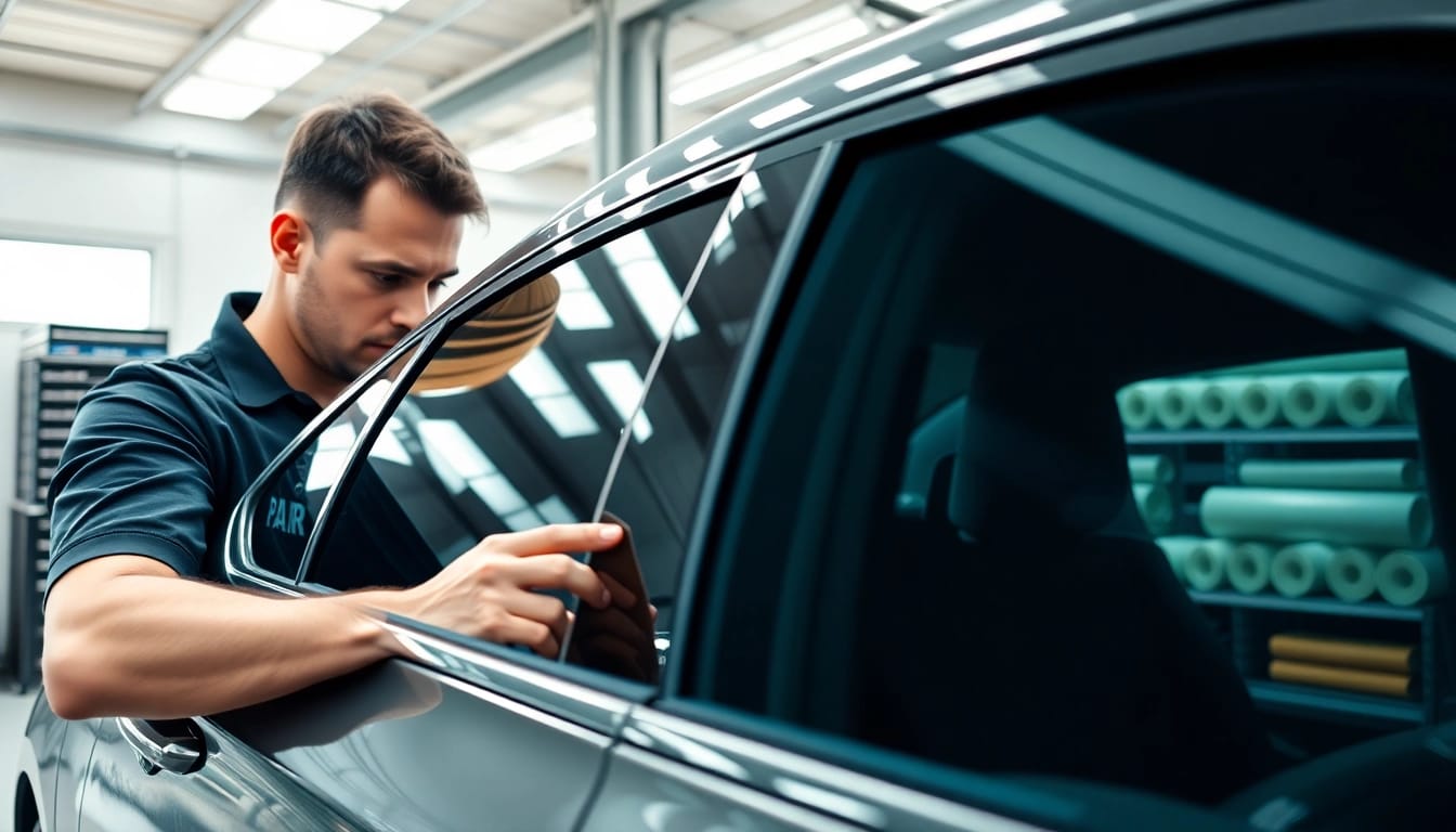 Enhance your vehicle's look and protection with expert window tinting Cleveland TN services.