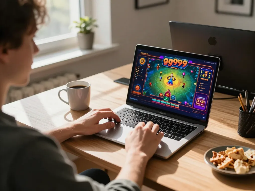 Terlibat dalam permainan online di gg999 dengan visual yang cerah dan suasana nyaman di rumah