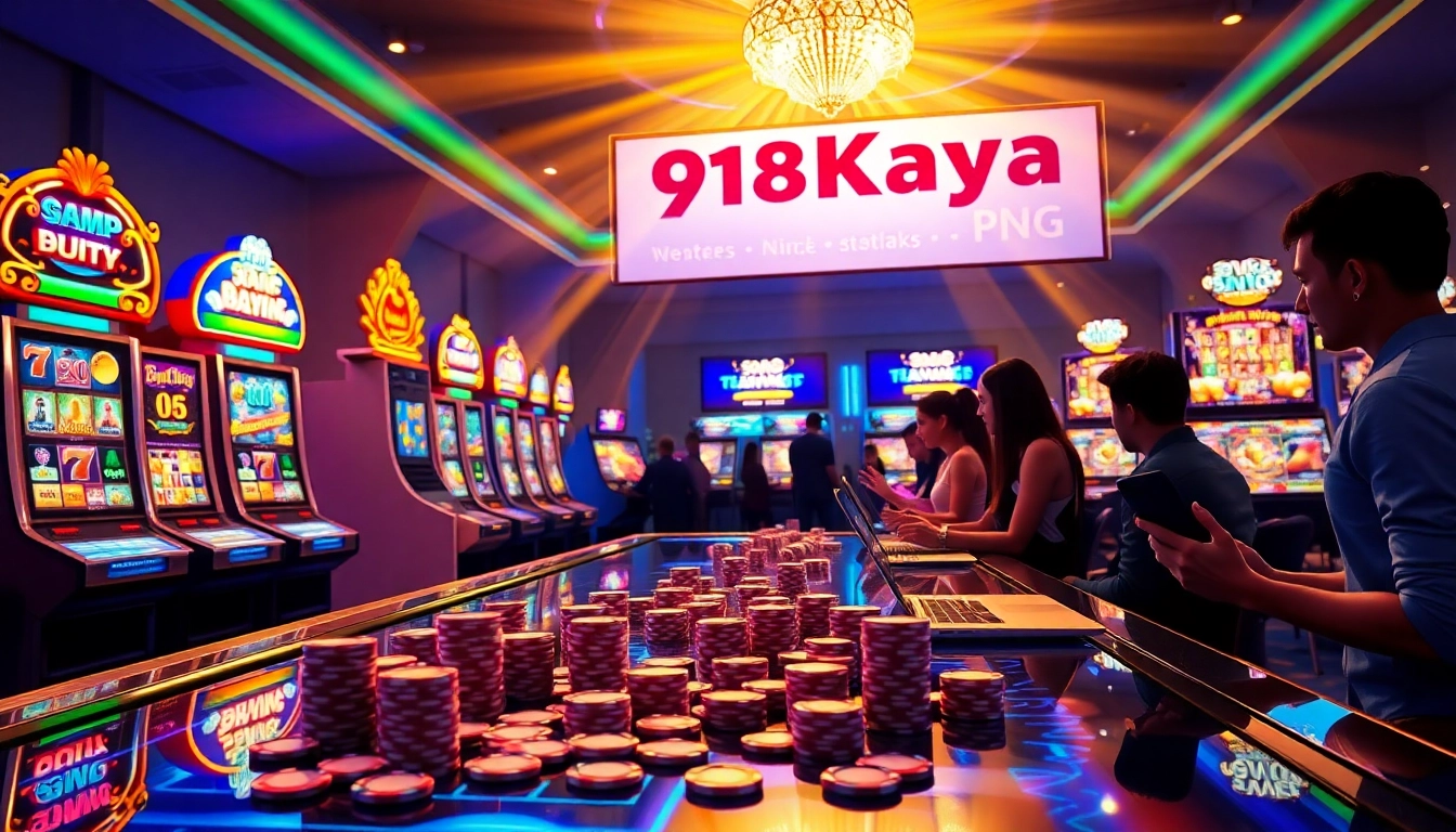 Experience 918Kaya PNG online gaming with vibrant slot machines and engaging gameplay.
