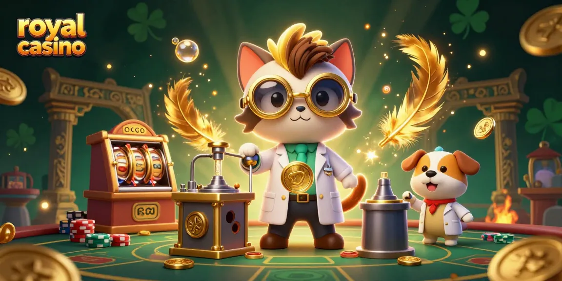 Experience the thrilling world of royal x casino with an illustrated scene of captivating casino gameplay.
