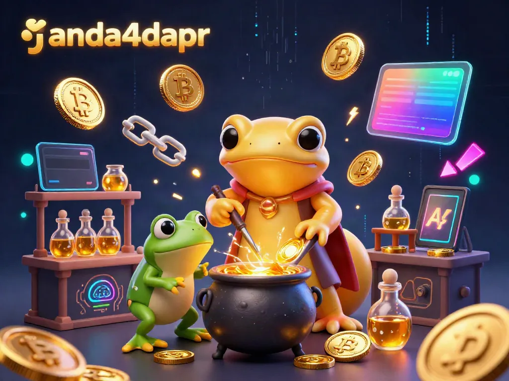 janda4dapr menciptakan suasana kasino digital dengan alkemis emas dan koin kripto yang berkilau