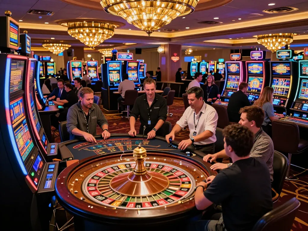 Players engage in thrilling roulette gameplay at a casino, showcasing dynamic action and excitement surrounding tx88.