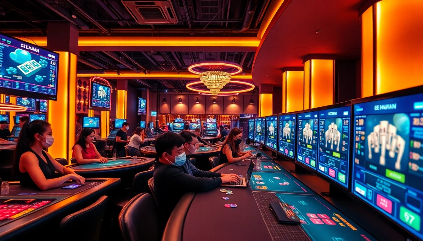 Experience the thrilling atmosphere of 69VN, an innovative online casino with engaging games and vibrant players.