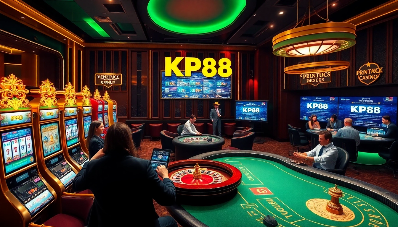 Experience the thrill of KP88 with professional dealers and exciting casino games.