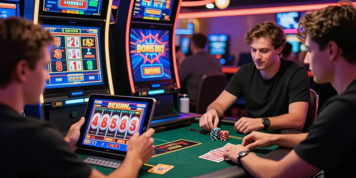 Players exploring credit card casinos at https://ecpc.org.uk with vibrant gaming and engaging atmosphere.