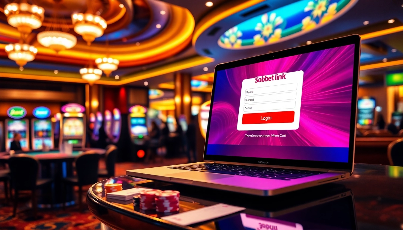 Engage with the sbobet link login on sleek devices in a vibrant online gambling environment.