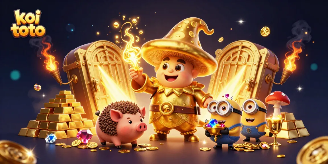 Engage with koi toto as golden magic transforms the casino landscape, highlighting treasure and excitement.