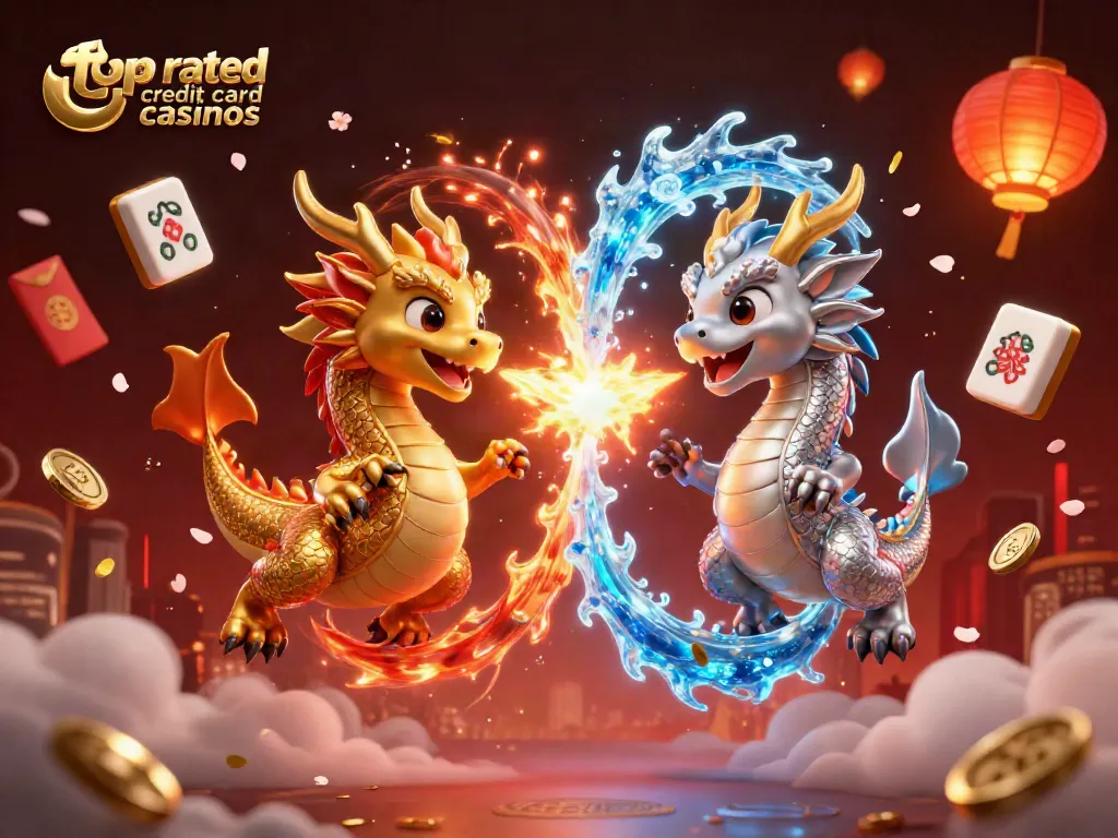 Witness captivating moments at top rated credit card casinos with dragons and vibrant casino elements!