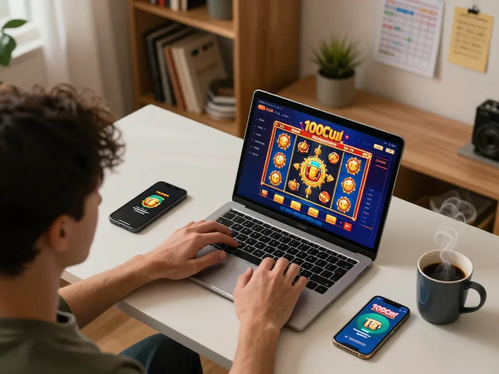 Register 100Cuci easily with secure access at home while enjoying slot games and bonuses.