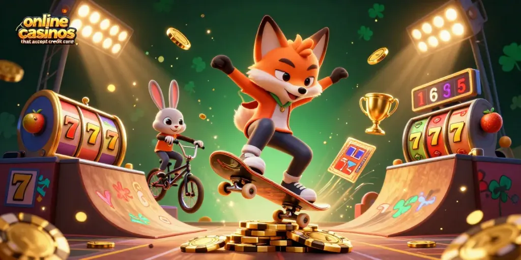 Experience excitement at online casinos that accept credit card with vibrant graphics and dynamic gameplay.