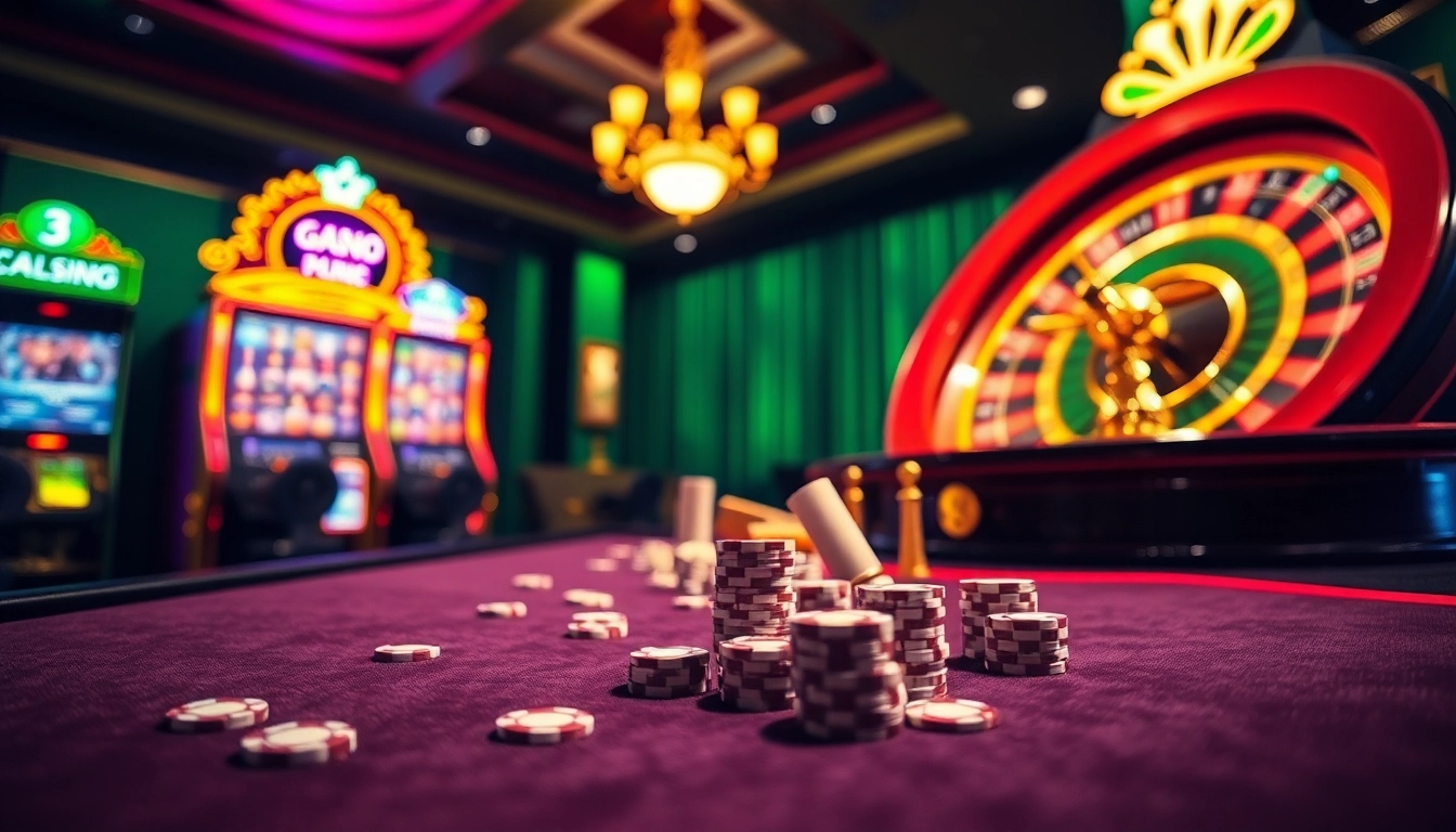 Experience the thrill of high-stakes gaming at https://hay88.my/ with luxurious casino elements.