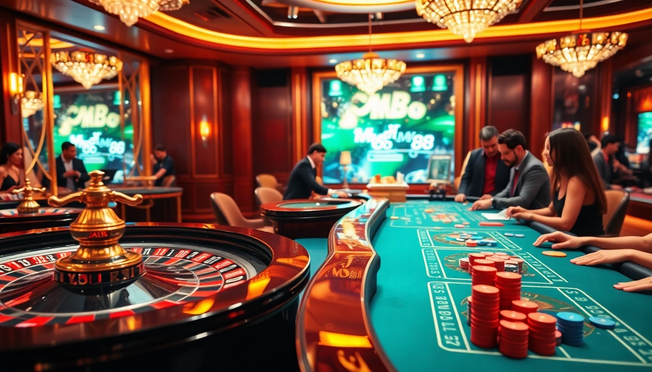 Experience thrilling moments at MM88 with vibrant casino games and professional dealers.