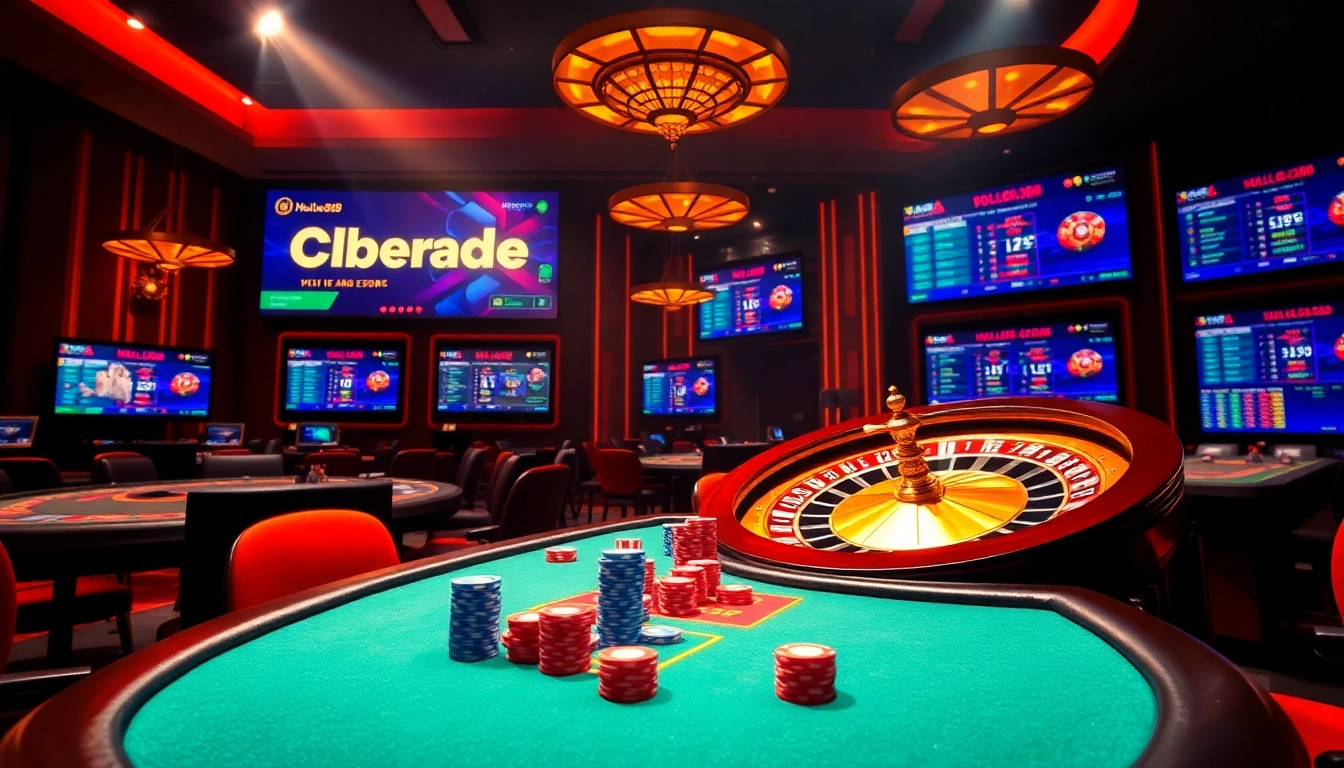 Experience high-stakes gambling with Hello88 at this vibrant casino table filled with action.