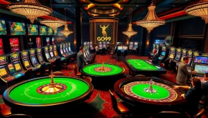 Experience the excitement of gambling with GO99 at a luxurious casino filled with vibrant games.