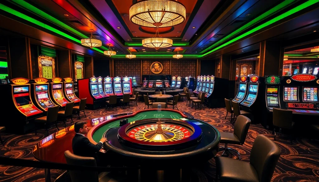 Engaging action at a luxurious casino table featuring https://789win1.black/ in a vibrant gaming environment.