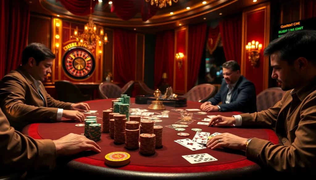 Enjoying a thrilling game at a casino table while learning about hidden wiki insights.