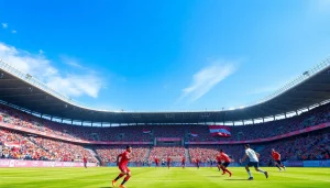 Exciting match atmosphere from Vô Địch Quốc Gia Indonesia with fans and players