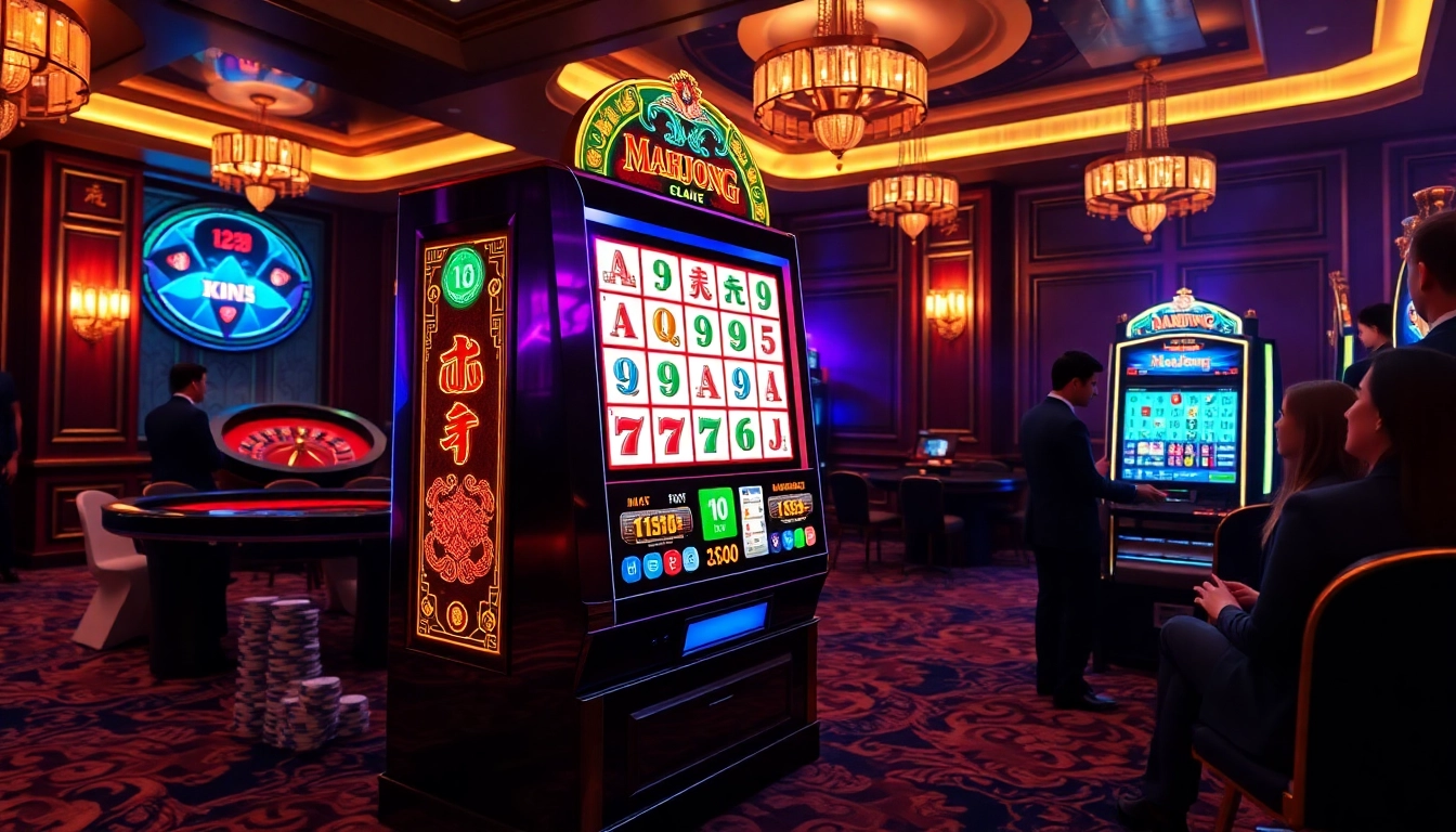 Putar slot Mahjong untuk kemenangan seru di suasana kasino yang hidup.