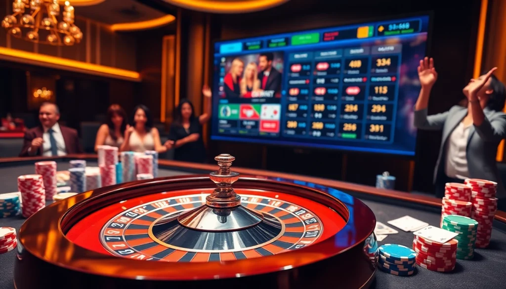 Engage in thrilling casino action at https://rr88.auction/ with an immersive roulette table and vibrant chips.