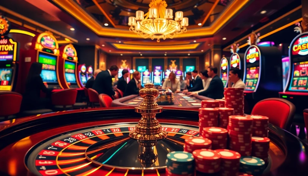 Experience the thrill of winning at jun88 casino with vibrant gameplay and luxurious settings.