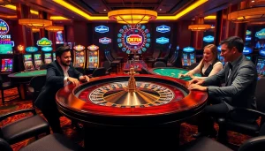 Experience the thrill of winning at OKFUN casino with dynamic roulette gameplay and vibrant casino ambiance.