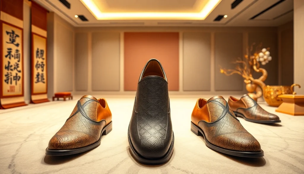 欣賞優塔鞋款的精美設計與細緻工藝。