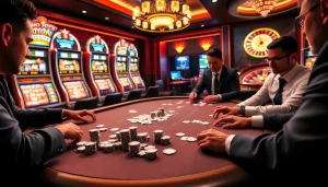 Experience the thrill of gaming at ph365 casino with vibrant tables and engaging players.