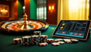 Engage with thrilling games at https://gg88.cn.com/ featuring high-stakes poker chips and an exciting roulette wheel.