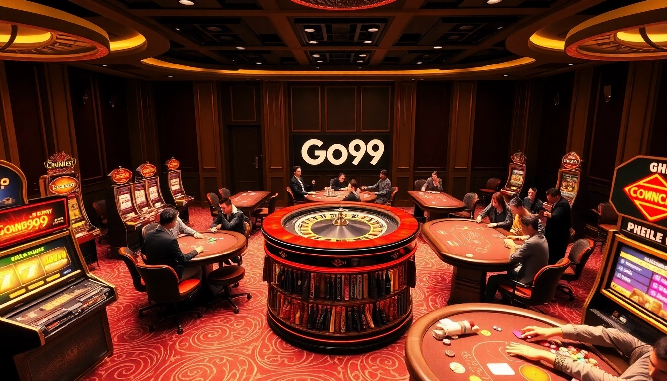 Players enjoying a thrilling experience at Go99 casino with vibrant games and exciting atmosphere.