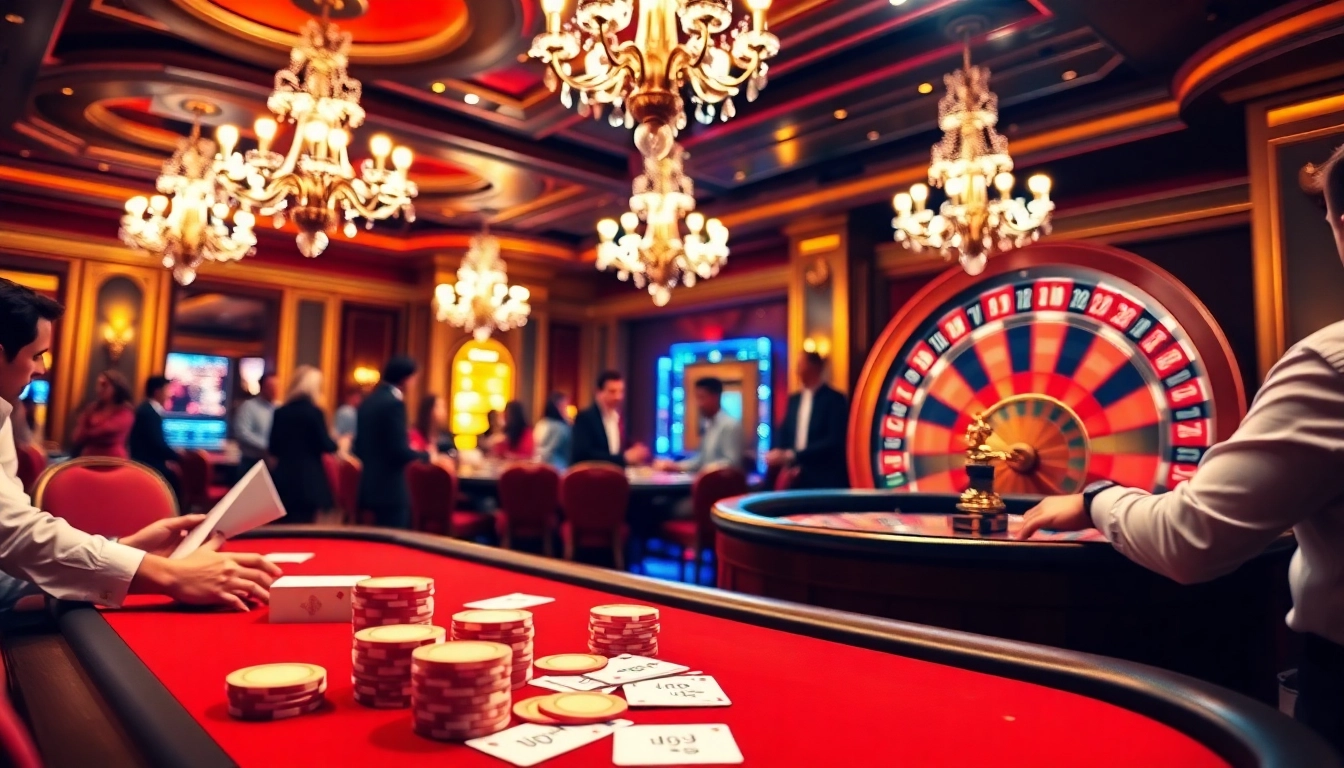 Engaging players at a casino table explore the thrilling bdtk1 app experience.
