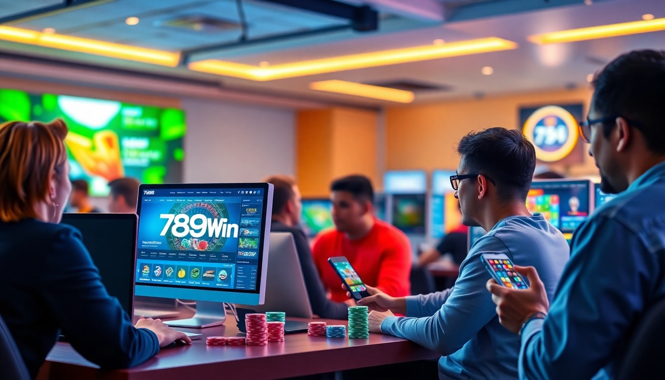 Experience the dynamic online gaming world of 789win, where players engage with exciting casino games and sports betting.