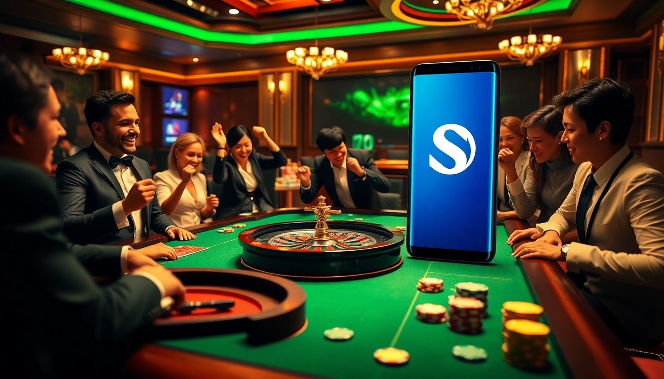 S8 casino players enjoying a thrilling game at a roulette table.