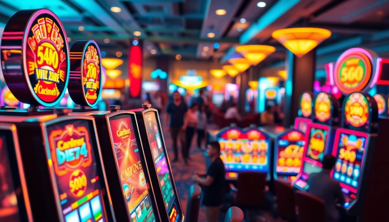 Mengungkap situs slot paling dicari digoogle dengan mesin slot berwarna-warni dan suasana kasino yang ramai.