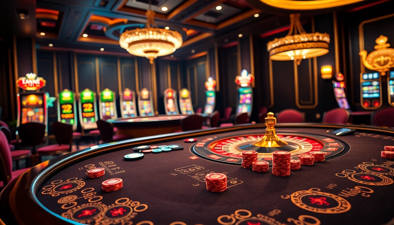 Experience the thrill of casino gaming at bj88 with vibrant tables and lively players.