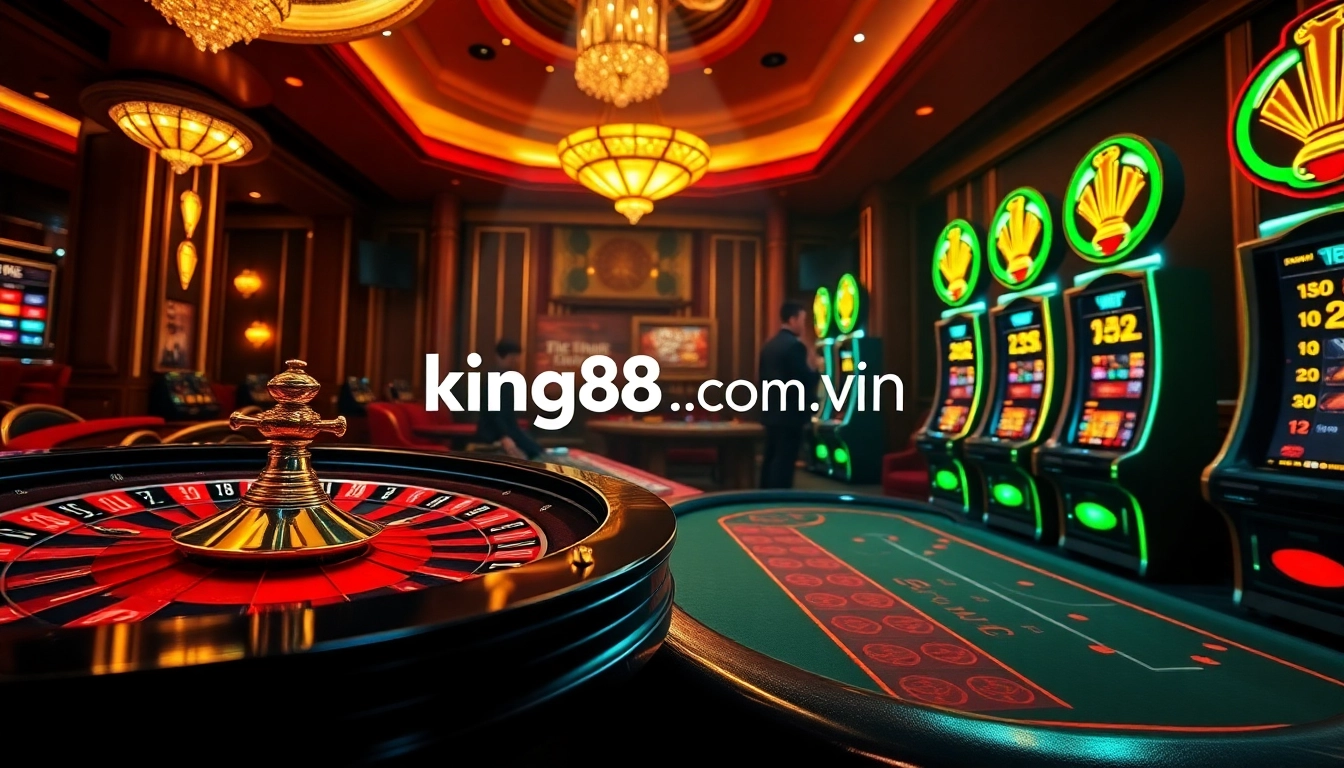 Engage in dynamic online gaming action at king88 com vn with luxury casino visuals and vibrant games.