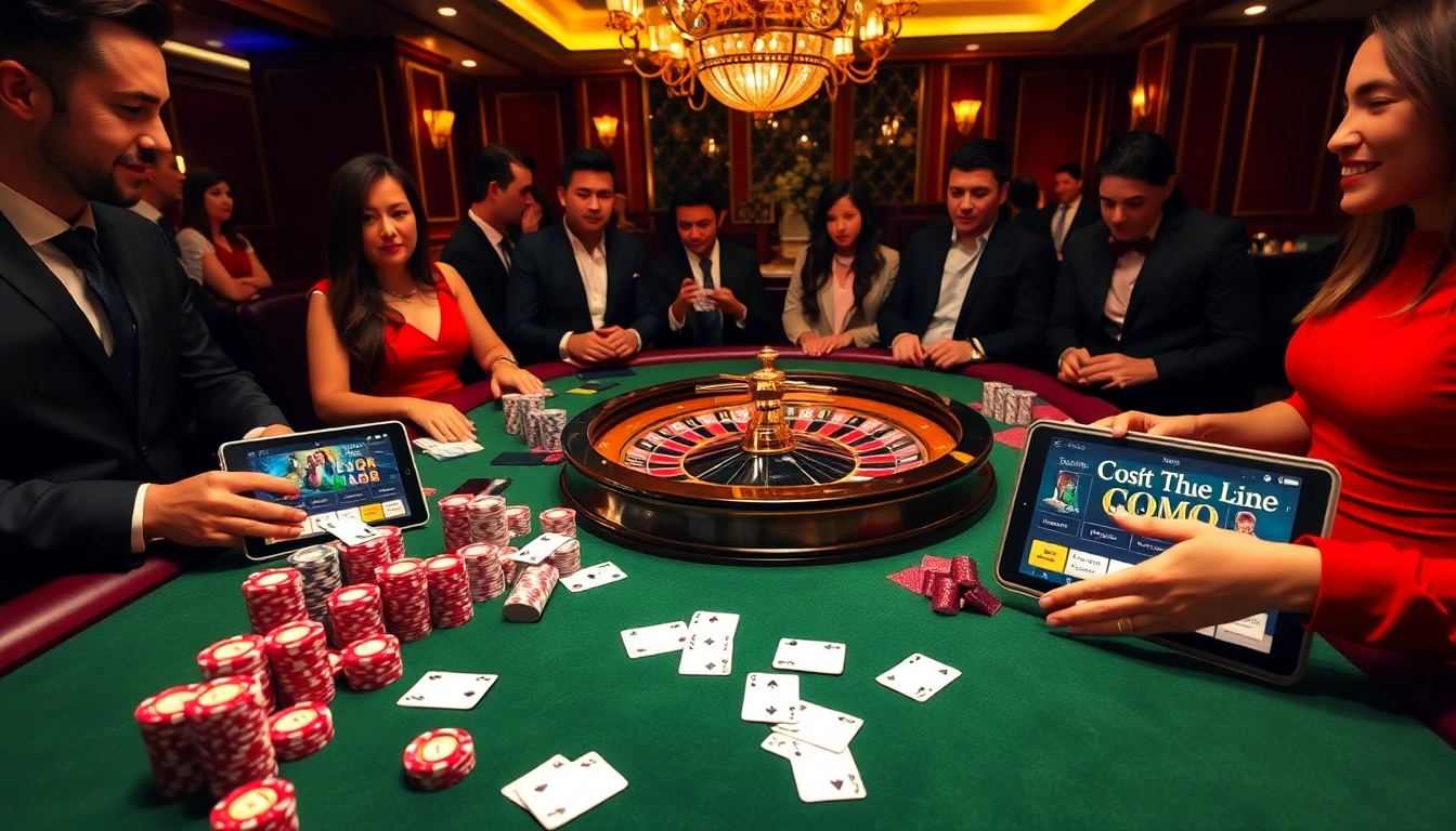 Winning at SumClub with captivating casino tables and vibrant gaming elements.
