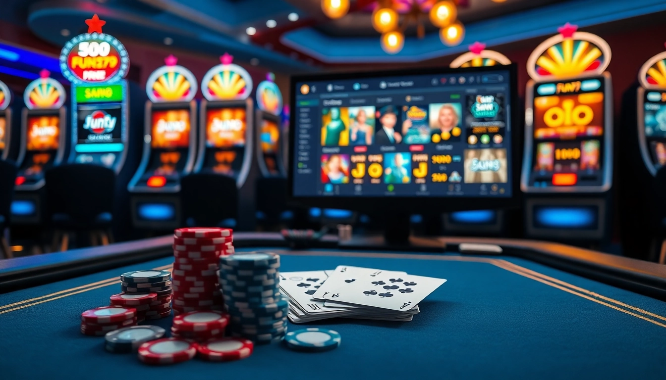 Experience the thrill of fun79 online gambling with vibrant casino visuals and dynamic gameplay.